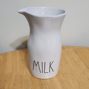 Rae Dunn White Milk Pitcher